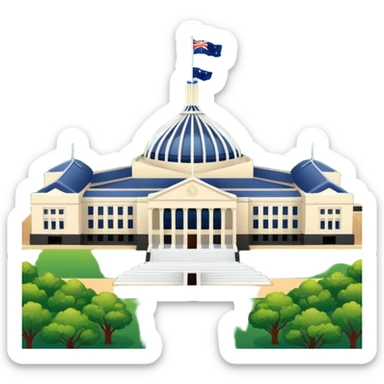 australian parliament house emoji sticker