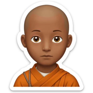A monk sticker