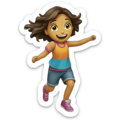 the children were playing in the yard and the wind blew sticker