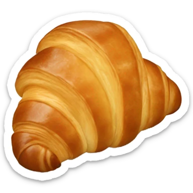 croissant eating croissant sticker