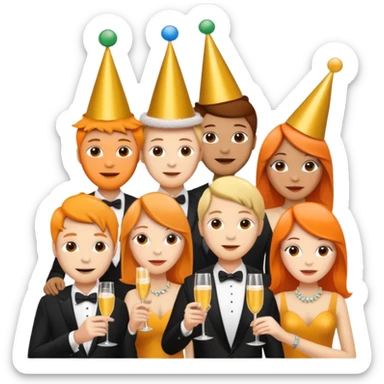 Make the last pictures orange  sticker