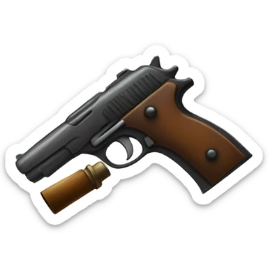 Pistol sticker