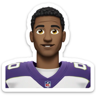 Justin Jefferson from the nfl sticker