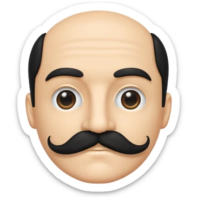 moustache template sticker
