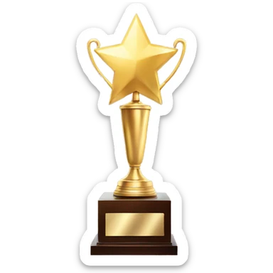 tiktok trophy sticker