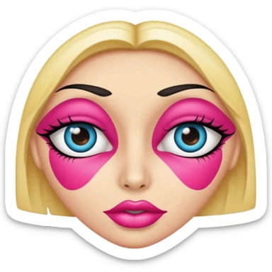 dos caras de sorprendido 

 sticker