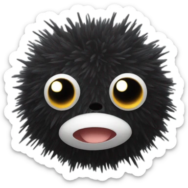 Soot Sprite (Totoro) sticker