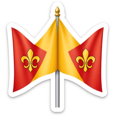 sicilian flag sticker