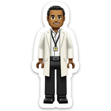 LEWIS HAMILTON lego full body sticker