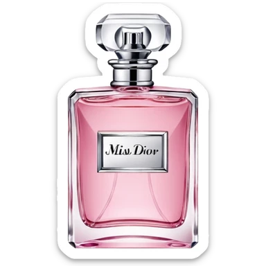 Miss dior perfume sticker