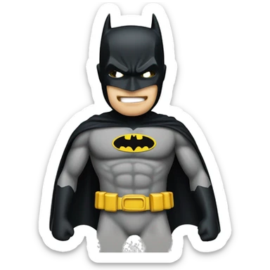 Batman emoji text sticker
