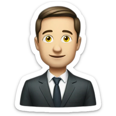 Zelensky asks for money sticker