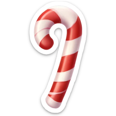 Candycane sticker