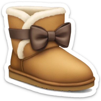 Uggs with coquette bow  sticker
