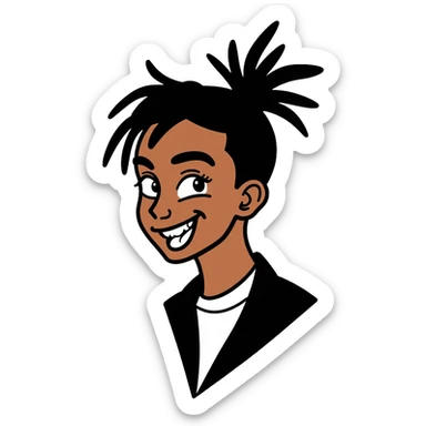 Playboi Carti rapper with signature style sticker