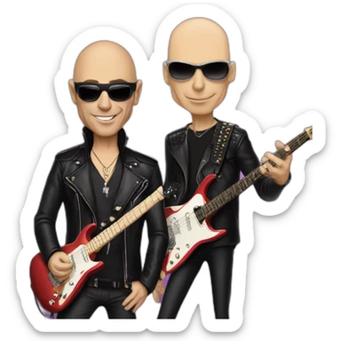 Joe satriani y Steve Vai sticker