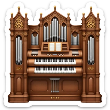 pipe organ sticker
