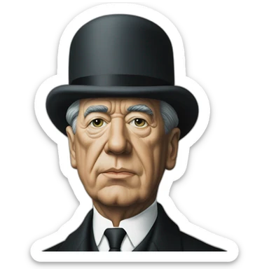 René Magritte sticker