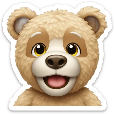 teddy bear sticker