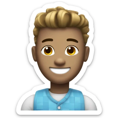 roblox character smiling sticker