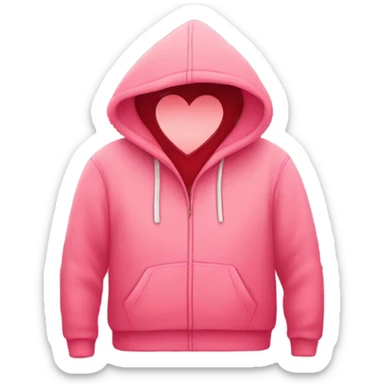 Valentines hoodie sticker