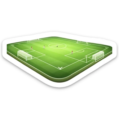 An icon featuring a large stadium with a football match in progress, players in action on the field, and a cheering crowd in the stands. Bright floodlights illuminate the pitch, creating an intense atmosphere of competition. The transparent background highlights the thrill of live sports events. sticker