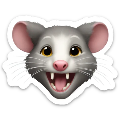 Awesome possum sticker