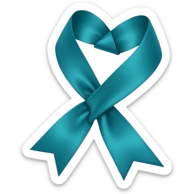 Teal ribbon with You Rock wording sticker