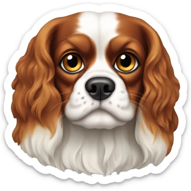 King Charles cavalier dog  sticker