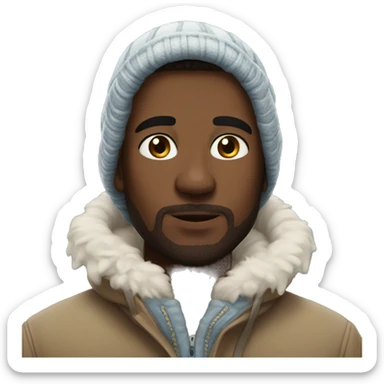 Cold weather aesthetic sticker