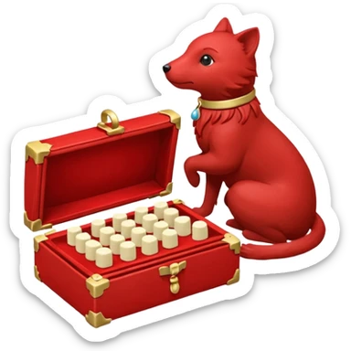 Собака с шариком sticker