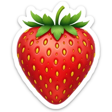 strawberry sticker