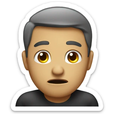 ignoring someone sticker