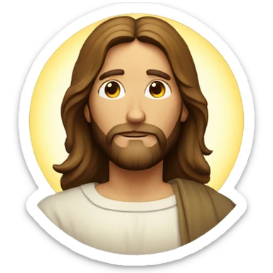 jesus christ with halo sticker