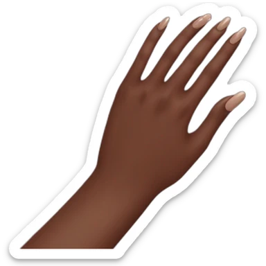 dark skin colour finger nail nailpolish messed up sticker