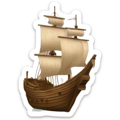 Ancient Ship  sticker