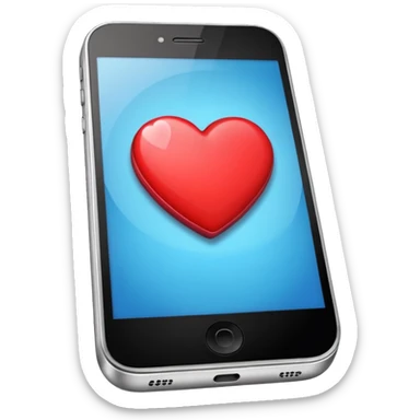 I phone ❤ emoji sticker