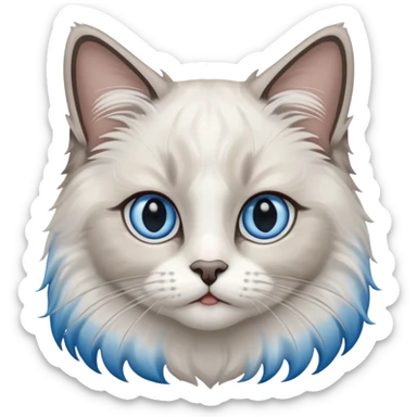 Ragdoll cat sticker