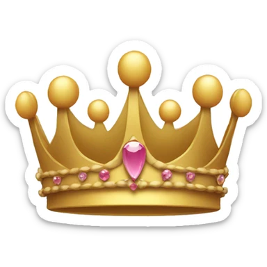 princess crown sticker