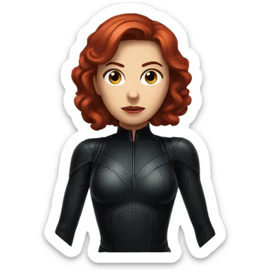 black widow sticker