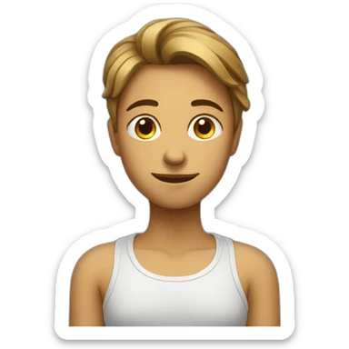 slouched posture sticker