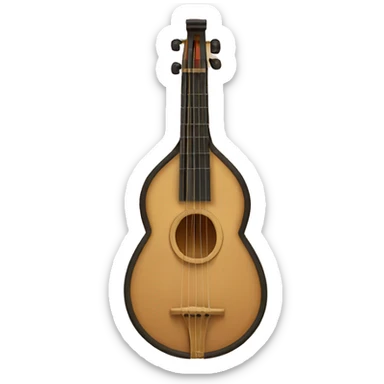 Cretan Lyra instrument  sticker