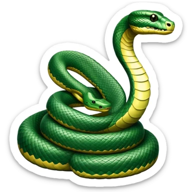 Slytherin snake sticker