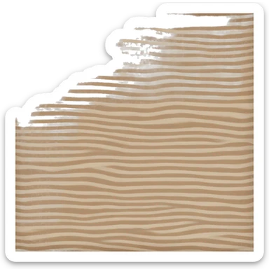 Beige striped blanket sticker