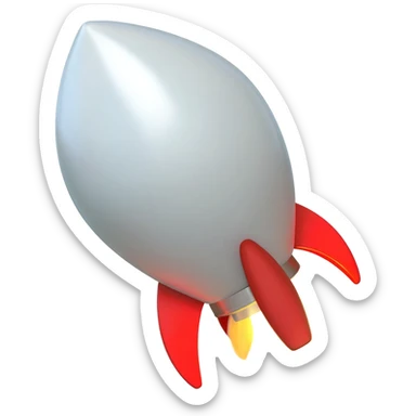 rocket sticker