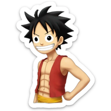 Luffy-One Piece sticker
