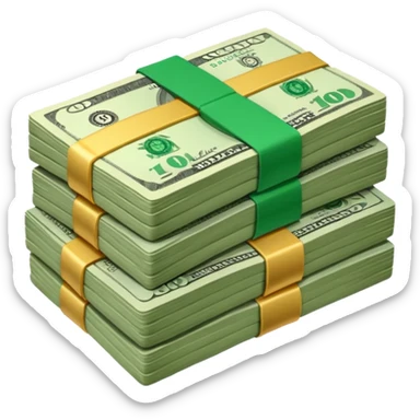 negocio con dinero sticker