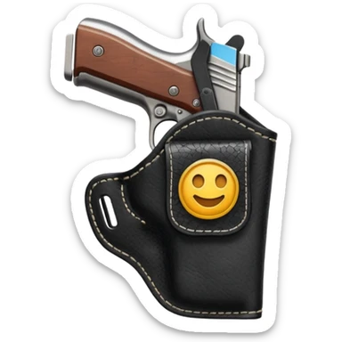 black holster sticker