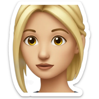 side eyeing chloe sticker