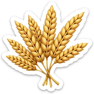 wheat kernel sticker